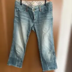 ライトブルー ストレートレッグデニム