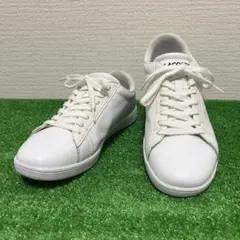 LACOSTE ワニ　刺繍　レザー　スニーカーのサムネイル
