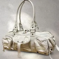 archive90s DIESEL Y2K レザー ハンドバッグ ボストンバッグ