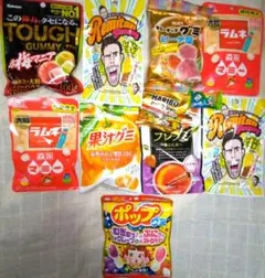グミセット❗11点セット❗タフグミレミたんグミ果汁グミみかんポップグミハリボー