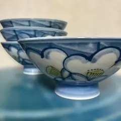 【新品】飯碗・ご飯茶碗 4点セット　大きめ　昭和レトロ