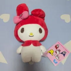 マイメロディ いちごがま口ポーチ ぬいぐるみ