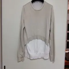 CÉLINE ベージュ ニット 長袖 トップスのサムネイル