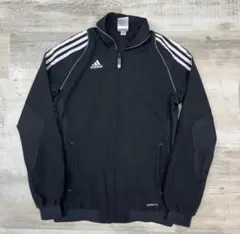 adidas ブラック ナイロンジャケット S 90's 00's