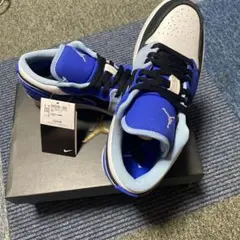 NIKE AIR JORDAN 1 LOW  WHITE/BLACK/BLUE