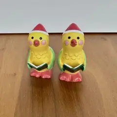 コンコンブル 歌うインコ2体