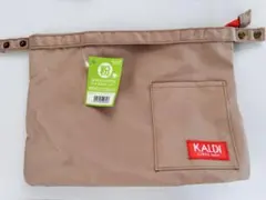 KALDI ベージュ ナイロンバッグのサムネイル