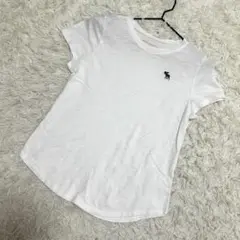 Abercrombie Kids tシャツ キッズ　半袖　薄手　無地　胸元刺繍