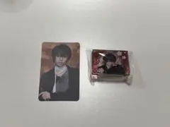 刀ミュ 肥前忠広 カード、メモスタンドセット