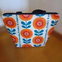 フラワー柄 保冷バッグ