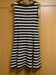 UNIQLO ボーダー ノースリーブ ワンピース