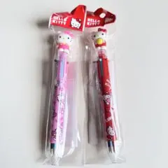 韓国限定　日本未発売　ハローキティ　ボールペン　6色　2本　まとめ売り♡