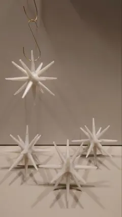 ベツレヘムの星 オーナメント 4個セット[蓄光]