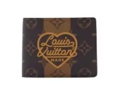「極レアLOUIS VUITTON ×NIGO 二つ折り財布 モノグラム 」