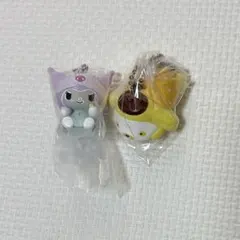 サンリオガチャガチャ　 GRWMマスコットチャーム ポムポムプリン　クロミ