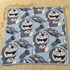 ドラえもん　ハンカチ　コットン　リバーシブル