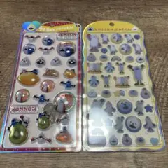 スンスン　うるちゅるポップシール　コットンパフィ　２点セット　ノンノン　ゾンゾン