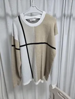 【TAKEO KIKUCHI】モッチモチニット クロスオーバークルーネックのサムネイル