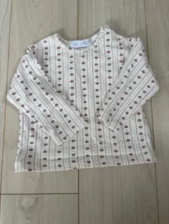 ZARA ストライプ・ハート柄Tシャツ 3-6ヶ月