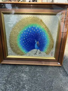 山下清 トンボ ペン画 3号色紙 額装 山下清鑑定委員会証 額装 - メルカリ