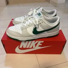 NIKE DUNK LOW RETRO ホワイト グリーン 27.5cmのサムネイル