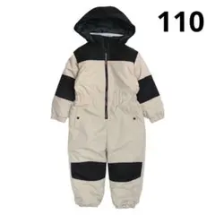 ジャンプスーツ 男の子 キッズ 撥水加工 スノーコンビ ベージュ 110サイズ