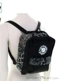 Fjallraven Kanken art Mini リュック ブラック アートのサムネイル