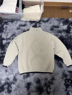 CPCM ハイネック ニット ハーフジップ