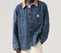 LEVI’S デニムジャケット スエード風襟付き