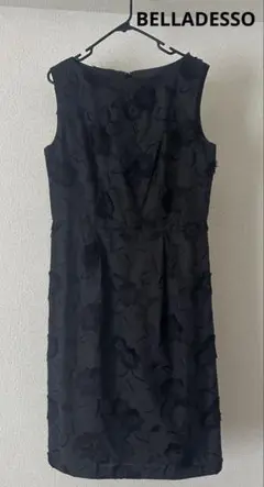 BELLADESSO ノースリーブひざ丈ワンピース 40サイズ