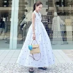 【売約済み】【未使用】Bluelea キッズジャガードドレス　ネイビー KIDS&OTHERS 子供服・キッズファッション、ペットグッズや