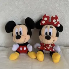 ミッキー＆ミニー ぬいぐるみキーホルダーセット
