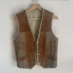 ボアベスト　押しプリント　70s