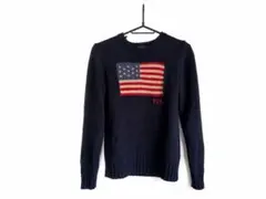 POLO RALPH LAUREN 星条旗 コットンニット XS
