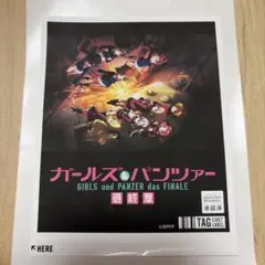 ガールズ＆パンツァー』オリジナルラベル缶　ラベルのみ