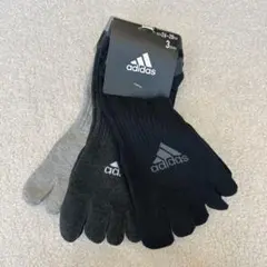 新品✨adidas アディダス 5本指ソックス 3足組 26-28cm 靴下