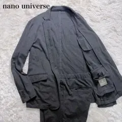 ナノユニバース メランジカットナロー2B セットアップ グレー XL