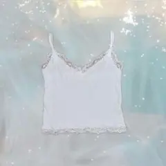 フェアリーグランジ　fairy grunge クロップド　レース　キャミソールのサムネイル