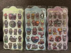 ラブブ　オーロラシール　立体シール　３枚セット