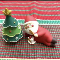 新品　コンコンブルクリスマス　　ゴロ寝ケーキサンタ　星のツリー　計2点