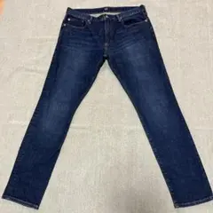【美品】試着のみ GAP ジーンズ ダメージ加工　ネイビー　デニム スキニー