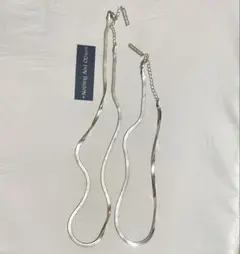 新品Nothing And Others スネークチェーンネックレス 2本セット