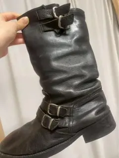 lidaH ラムレザー　エンジニアブーツ　ロングブーツのサムネイル