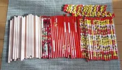 赤鉛筆・鉛筆まとめ売り　78本