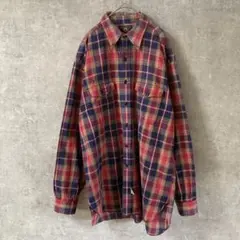 【三ツ星タグガシガシ系】RRLフランネルシャツ古着ワーク猫目常田大希藤原裕M位. 三ツ星タグ、ガシガシ系】RRLフランネルシャツ古着ワーク猫目