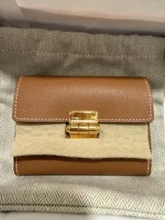 HERMES 三つ折り財布 シャルニエールコンパクトゴールドのサムネイル
