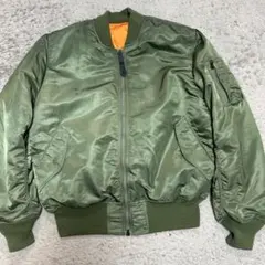 極美品】ALPHA INDUSTRIES MA-1 XL グリーン カーキ - メルカリ