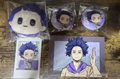 ヒロアカ 東急コラボ　缶バッジ　ポラショ ぬいぐるみキーホルダー 心操人使