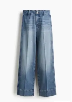 H&M ワイドハイデニム デニムブルー