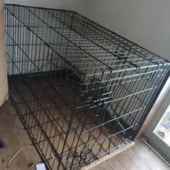 折りたたみ　中型犬　犬　鉄製　ケージ 黒　サークル　ペットのサムネイル